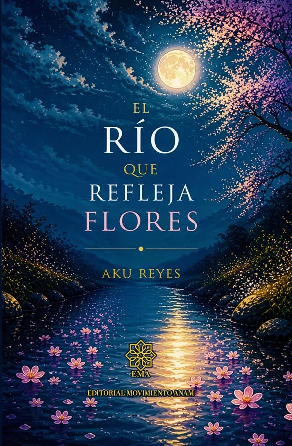Portada de El río que refleja flores